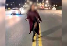 Прогулку по двойной сплошной выложила в Instagram жительница Усть-Каменогорска