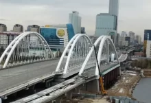 В Астане завершено строительство моста LRT
