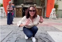 Айгуль Иманбаева отдыхает с супругом в Голливуде