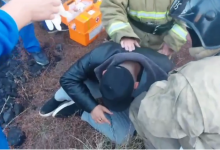 Самоподжог пытался совершить после ссоры с супругой житель Косшы (ВИДЕО)