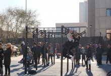 Вместо ветхих домов в Астане появился сквер