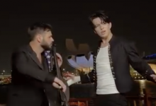 Димаш Кудайберген сделал фит с хорватским виолончелистом Степаном Хаусером