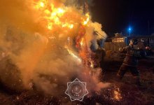 50 тюков сена горело в СКО