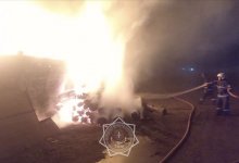 Более 50 рулонов сена сгорело в ЗКО