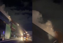 Эвакуация посетителей и арендаторов: крупный ТРЦ горит в Атырау