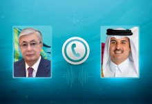 Президент Казахстана и эмир Катара обсудили вопросы сотрудничества