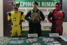 Полицейские в костюмах героев Marvel обезвредили банду (ВИДЕО)