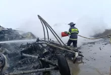 Вертолет Ми-8 рухнул в Казахстане