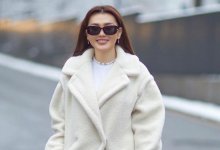 Ерке Есмахан покаталась на трехколесном велосипеде