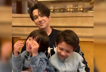 Димаш Кудайберген навестил племянников в Париже