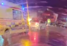 Три грузовых авто столкнулись на трассе Алматы – Екатеринбург (ВИДЕО)