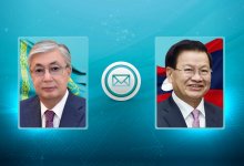 Касым-Жомарт Токаев направил телеграмму президенту Лаоса