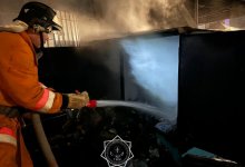 Торговый рынок горел в Туркестанской области