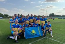 Ветераны регби из Казахстана взошли на пьедестал почета в Дубае