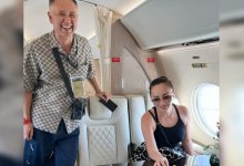 Баян Алагузова показала частный самолет