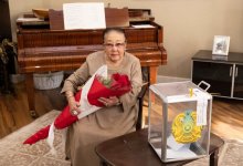 Бибигуль Толегеновой исполнилось 95 лет