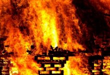 Детская областная больница загорелась в Таразе