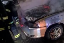 Загоревшаяся машина напугала жителей Жанаозена