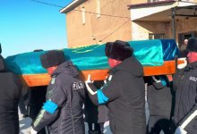 Сбитого на трассе полицейского похоронили в Алматинской области