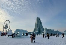 Масштабный фестиваль льда и снега проходит в Харбине