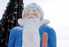 Как из фильма "Пила": жителей Аркалыка напугали праздничные украшения города