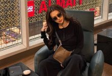 Ерке Есмахан улетела с семьей из Казахстана