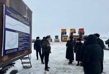 Депутат Мажилиса ознакомилась с ходом реконструкции дамбы на озере Анарколь в Акмолинской области