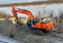 Реконструкцию дамбы в Петропавловске проверили депутаты