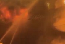 Склад загорелся в Алматы