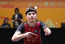 Алан Курмангалиев выступит на престижном турнире по настольному теннису в Тунисе