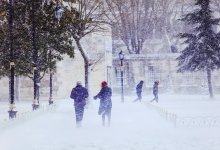 Снежный понедельник прогнозируется в Астане