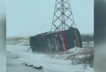 Автобус с пассажирами опрокинулся в Карагандинской области