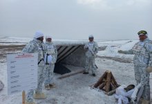 Казахстанские военные тренируются в снегах Турции