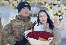 Предложение руки и сердца сделал солдат во время присяги в Актау