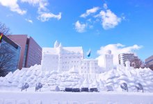 Грандиозный снежный фестиваль открылся в Японии