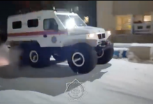 Врачи не могли добраться до пациентов из-за снега в Аркалыке