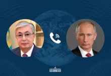 Токаев провел телефонный разговор с Владимиром Путиным