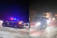 Почти 600 автомобилей застряли на трассах в Карагандинской области