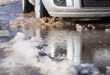 Трасса на границе Казахстана и России ушла под воду