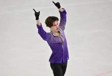 Казахстанец идет на 3 месте после короткой программы на ЧМ по фигурному катанию