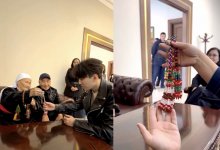 87-летняя мастерица из Мангистау сделала необычный подарок Димашу Кудайбергену