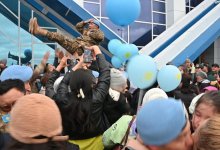 Миротворцев торжественно встретили в Семее и Алматы