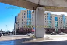 "Водопад" стекал с рельсов ЛРТ в Астане (ВИДЕО)