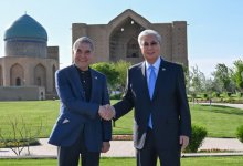 Мавзолей Яссауи объединил лидеров Казахстана и Туркменистана