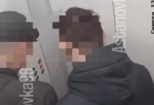 Астанчанина арестовали за дебош в лифте после поцелуев с другом