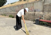 Молодежь Шымкента очистила прибрежную зону реки Бадам