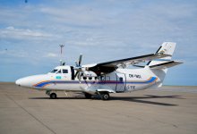 В Атырау встретили второй самолет L 410 для нужд МЧС Казахстана