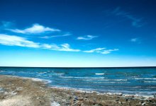 Бозжыра снова у моря? Блогер перенес древний пейзаж в реальность