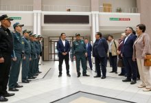 Депутаты партии AMANAT провели выездное заседание в военном колледже в Щучинске