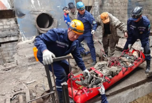 Рабочий упал с высоты 8 метров в Павлодаре